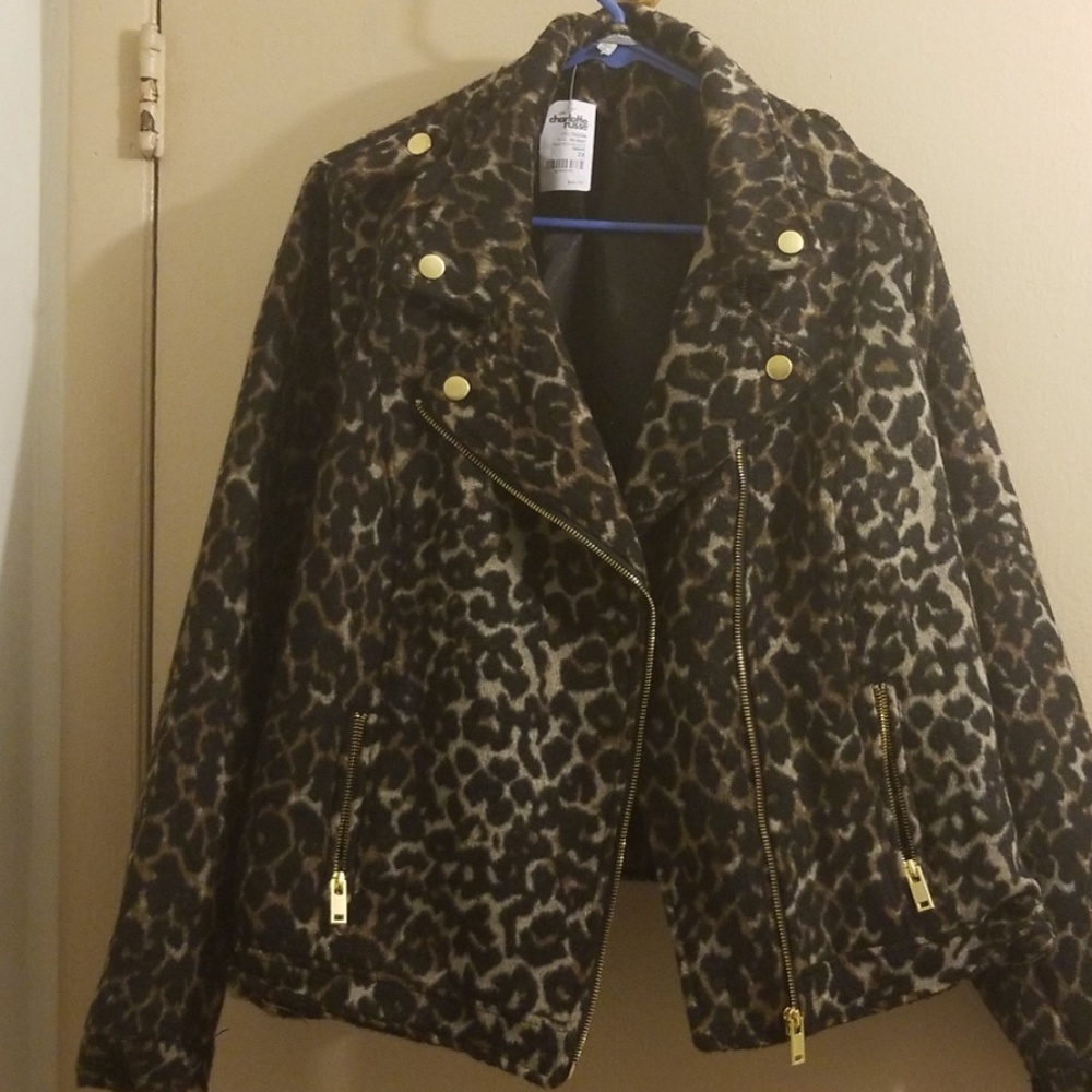 Animal print Charlotte Russe jacket
